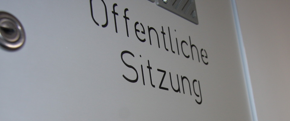 Sitzungstafel